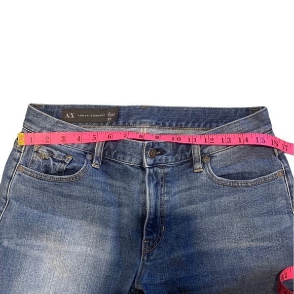 A/X Armani Exchange Boyfriend Cropped Jean - Picture 10 of 11